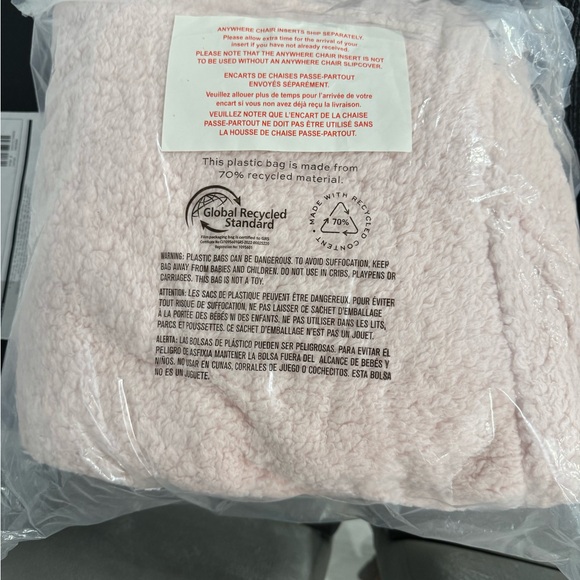 OVERSIZED PB Kids Anywhere Chair Sherpa Chair Cover - COVER ONLY! - Picture 2 of 4